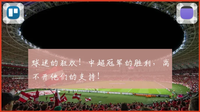 球迷的狂欢！中超冠军的胜利，离不开他们的支持！